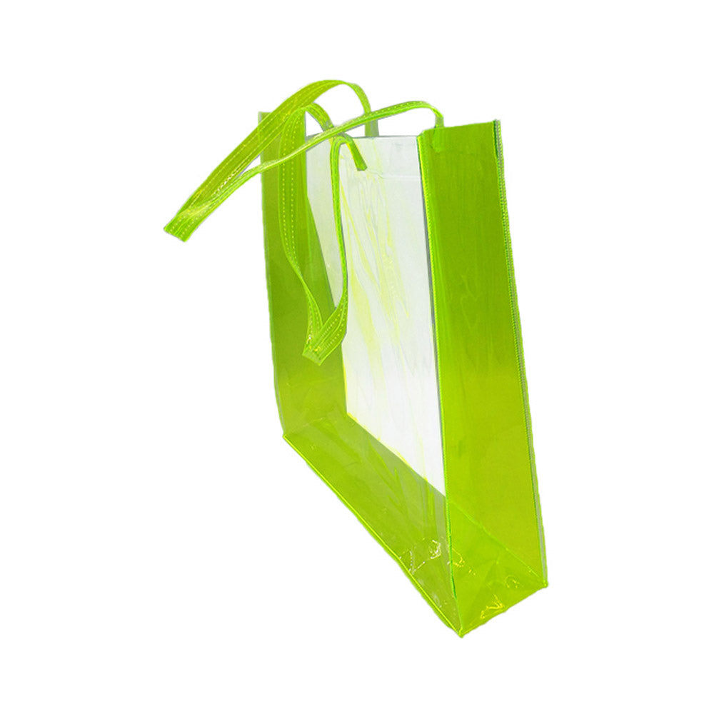 Madeline Love Clear, Neon, Yellow Transparent Tote Bag / Shoulder Bag - Bags & Wallets - extra