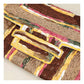 Madeline Love Green Handcrafted Raffia Geometric Pattern Clutch Bag / Crossbody Bag - Bags & Wallets - extra