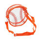 Madeline Love Orange Baseball Transparent Round Crossbody Bag - Bags & Wallets - extra