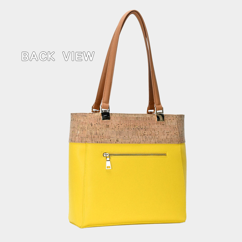 Madeline Love Yellow Faux Leather Shoulder Bag - Bags & Wallets - desc