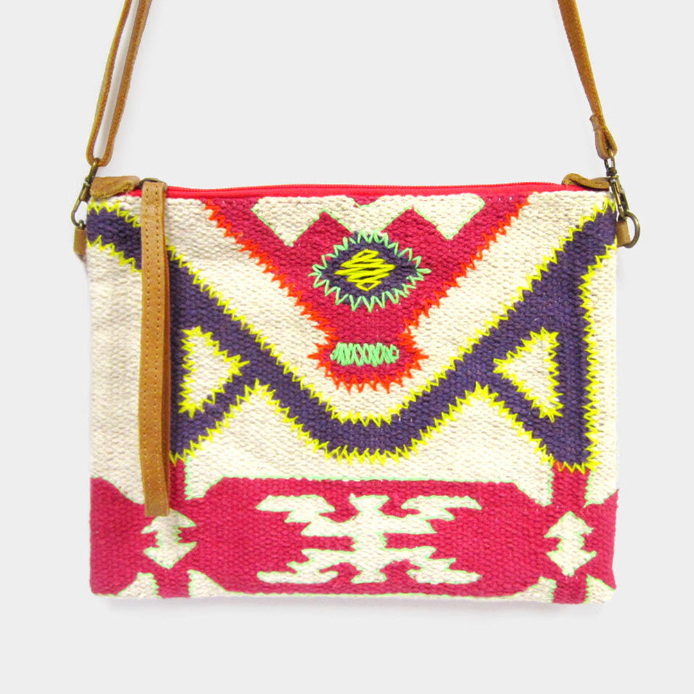 Madeline Love Multi Boho Patterned Crossbody Bag - Bags & Wallets