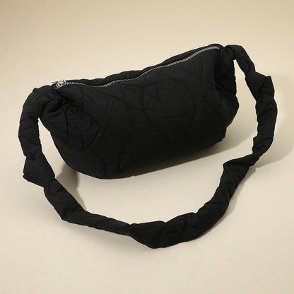 Madeline Love Black Quilted Shoulder Bag Crossbody Bag - Bags & Wallets