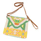Madeline Love Green Boho Geometric Pattern Embroidered Crossbody Bag / Clutch Bag - Bags & Wallets - desc
