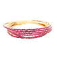 Fuchsia 6PCS - Rhinestone Multi Layered Stretch Evening Bracelets, Perfect for a formal event or adding some glam to your everyday look. The sparkling rhinestones will catch the light and make you shine! Get ready to turn heads and feel confident with each wear. The ideal choice for making a lovely gift to your loved ones.