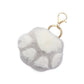 Gray Faux Fur Paw Bag Charm is the perfect accessory for any handbag. Made from high-quality faux fur, this charm adds a touch of luxury and texture to your bag. With a sturdy clasp, it will securely attach to any bag. Bring some personality to your style with this unique charm. 