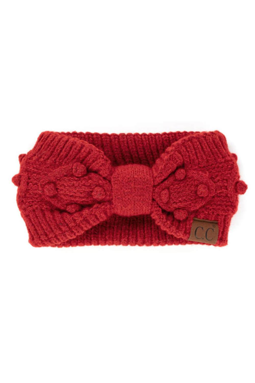 Fire Red Cozy up with the C.C Bobble Headwrap, the perfect accessory for chilly days and casual style. Crafted from 100% acrylic, this soft and stretchy headwrap features handmade bobbles that add playful texture and charm. One size fits most, making it an easy grab-and-go essential. Whether you're running errands or bundling up outdoors, this versatile wrap keeps you warm while adding a touch of personality to any outfit. Made in China with quality craftsmanship you can trust.