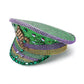 Multi Bold military-inspired statement hat designed for parades, festivals, and themed events. Features a structured silhouette with decorative detailing that elevates costumes, stage looks, photo styling, and retail displays with eye-catching, celebratory appeal.