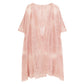 Pink Flower Lace Kimono Poncho is a versatile and fashionable addition to any wardrobe. The delicate lace detailing adds a touch of elegance, while the kimono style allows for comfortable and easy wear. Perfect for dressing up any outfit, this poncho is a must-have for any fashion-forward individual. 