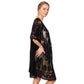 Black Flower Lace Kimono Poncho is a versatile and fashionable addition to any wardrobe. The delicate lace detailing adds a touch of elegance, while the kimono style allows for comfortable and easy wear. Perfect for dressing up any outfit, this poncho is a must-have for any fashion-forward individual. 