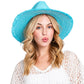 Frayed Solid Straw Sun Hat is the perfect addition to your summer wardrobe. Made with high-quality straw, it offers both style and functionality, keeping you cool and protected from the sun's rays. Its frayed edge adds a touch of effortless chic to any outfit. A must-have for any beach or outdoor adventure. 