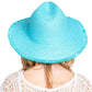 Frayed Solid Straw Sun Hat is the perfect addition to your summer wardrobe. Made with high-quality straw, it offers both style and functionality, keeping you cool and protected from the sun's rays. Its frayed edge adds a touch of effortless chic to any outfit. A must-have for any beach or outdoor adventure. 