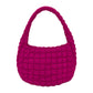Fuchsia Quilted Puffer Shoulder Crossbody Bag, Stay warm and stylish with this bag. Made of durable material, it is insulated to keep you cozy in the coldest conditions. The shoulder straps make it comfortable and convenient to carry, so you can bring everything you need with ease. Perfect for gifting on every occasion.