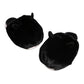 Black Fuzzy Faux Fur Bunny Soft Home Indoor Floor Slippers are perfect for keeping your feet warm and cozy while relaxing at home. Made with soft faux fur material, these slippers are designed for ultimate comfort. The adorable bunny design adds a touch of cuteness to your indoor loungewear. 
