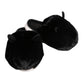 Black Fuzzy Faux Fur Bunny Soft Home Indoor Floor Slippers are perfect for keeping your feet warm and cozy while relaxing at home. Made with soft faux fur material, these slippers are designed for ultimate comfort. The adorable bunny design adds a touch of cuteness to your indoor loungewear. 