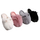 Black Fuzzy Faux Fur Bunny Soft Home Indoor Floor Slippers are perfect for keeping your feet warm and cozy while relaxing at home. Made with soft faux fur material, these slippers are designed for ultimate comfort. The adorable bunny design adds a touch of cuteness to your indoor loungewear. 