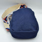 Geometric Pattern Strap Sling Bag with Zipper Pockets - Sling Bag