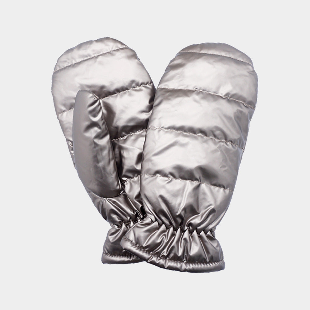 Copper Elevate your winter style with our Shiny Puffer Mitten Gloves. These chic accessories blend fashion and function effortlessly. The quilted design adds a touch of glam, keeping your hands cozy and stylish on chilly days. Perfect for daily wear or as a thoughtful gift for your fashion-forward friends. Add a touch of sparkle to your winter wardrobe now. 
