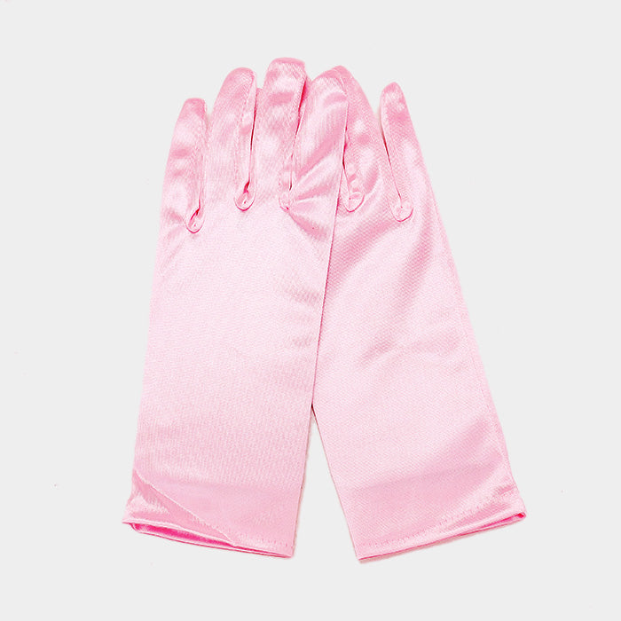 Pink Dressy Satin Wedding Gloves are designed to add a touch of sophistication and style to any wedding attire. Made with high-quality satin fabric, they are comfortable to wear and provide a perfect fit. Enhance your wedding look with these chic gloves.