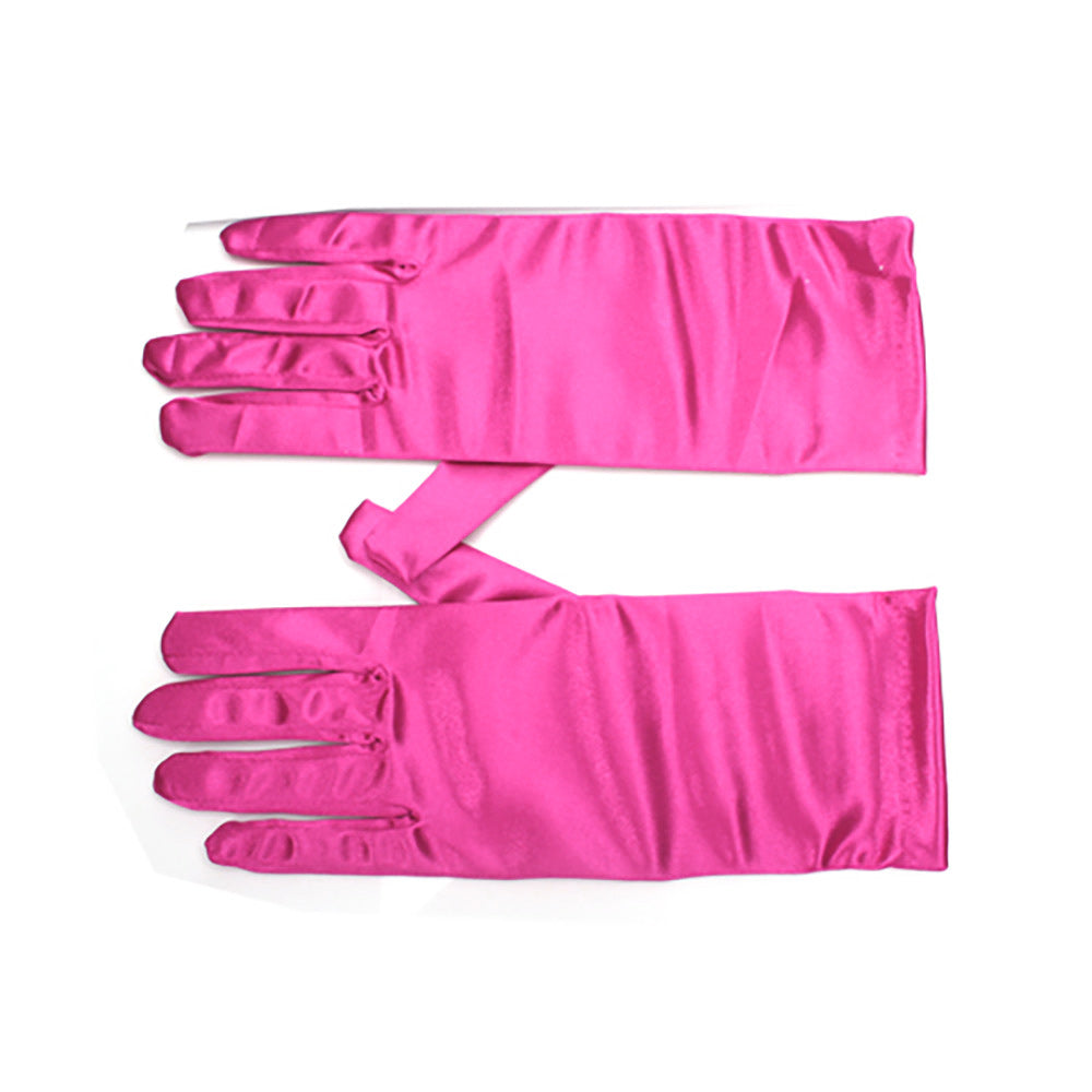 Fuchsia Dressy Satin Wedding Gloves are designed to add a touch of sophistication and style to any wedding attire. Made with high-quality satin fabric, they are comfortable to wear and provide a perfect fit. Enhance your wedding look with these chic gloves.