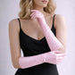 Madeline Love Pink Rhinestone Embellished Evening Long Gloves - Wedding & Bridal