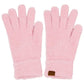 Baby pink C.C Plush Terry Chenille Gloves, made from ultra-soft, plush terry cloth, offer superior warmth and comfort. With their high absorbency ability, they are perfect for outdoor activities in the winter or for staying warm indoors. These gloves are durable and will stay in good condition for years to come.