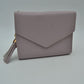 Envelope Flap Compact Wallet with Tassel Charm - Lavender - Wallets