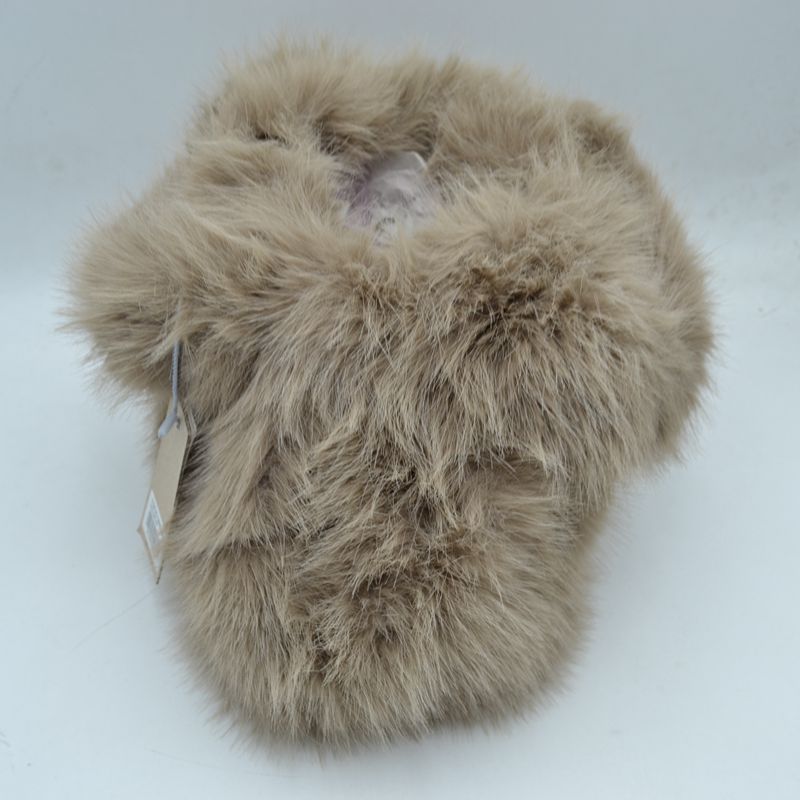 Fluffy Shaggy Plush Handbag with Integrated Top Handle - Handbags