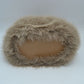 Fluffy Shaggy Plush Handbag with Integrated Top Handle - Handbags