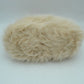 Plush Faux Fur Handbag with Pearl Bead Accent and Dual Straps - HandBag