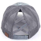 GRAY-C.C DISTRESSED TOP KNOTS AND COFFEE PATCH PONYCAP is an essential accessory for coffee lovers. Made with distressed fabric and a stylish top knot, it also features an embroidered coffee patch. Stay fashionable while showing off your love for coffee.