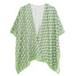Green Geometric Pattern Print Ruana Poncho is a must-have addition to your wardrobe. Crafted with a unique geometric pattern, this poncho adds a touch of modern style to any outfit. Made with high-quality materials, it provides both comfort and durability. Perfect for any occasion, this versatile piece is a statement piece you won't miss out on. 
