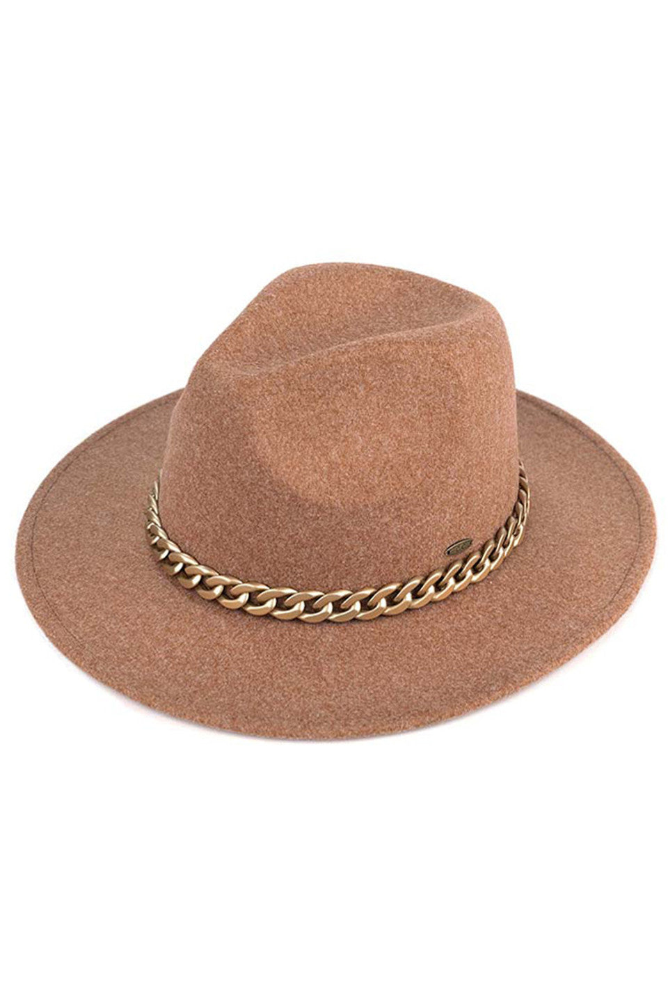 Golden Camel C.C Aztec Trim Vegan Felt Panama Hat is a must-have accessory for any fashion-forward individual. Made with 100% vegan felt, this hat is not only stylish but also eco-friendly. The Aztec trim adds a unique touch, making it a statement piece for any outfit. Stay on-trend and feel good about your fashion choices with this panama hat.