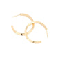 Gold 1.2 Inch Brass Metal Hoop Earrings, enhance your attire with these brass metal hoop earrings to show off your fun trendsetting style. Turn your ears into a chic fashion statement with these brass metal hoop earrings! An excellent choice for wearing at outings, parties, events, or any meaningful occasion.