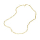 Gold 16 inch, 4mm Stainless Steel Figaro Chain Necklace is a sleek and durable accessory for any outfit. Made from high-quality stainless steel, it offers both strength and style. Its 16-inch length is perfect for everyday wear, while the 4mm thickness adds subtle dimension. Elevate your look with this classic and versatile chain.