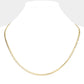 Gold 18-inch, 4mm stainless steel diamond-cut Cuban chain necklace is a versatile and durable accessory. Its unique diamond-cut design adds dimension and shine to any outfit, making it a stylish addition to any jewelry collection. Made from stainless steel, this necklace is also rust and tarnish resistant, ensuring long-lasting wear.