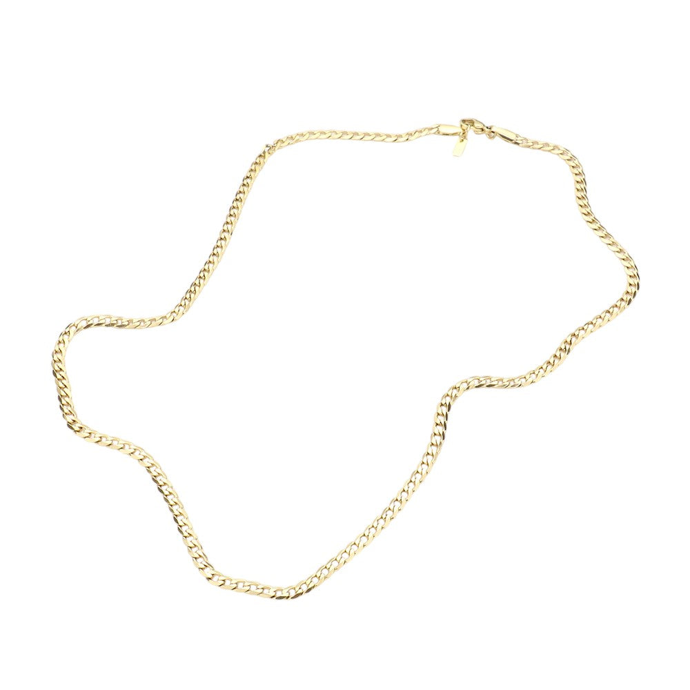 Gold 18-inch, 4mm stainless steel diamond-cut Cuban chain necklace is a versatile and durable accessory. Its unique diamond-cut design adds dimension and shine to any outfit, making it a stylish addition to any jewelry collection. Made from stainless steel, this necklace is also rust and tarnish resistant, ensuring long-lasting wear.