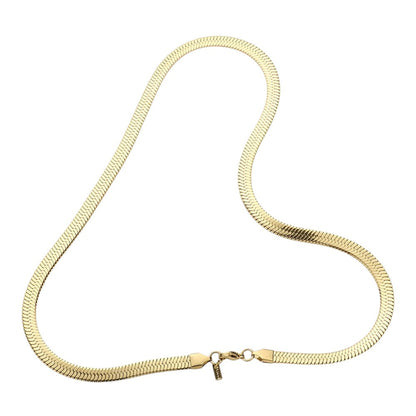 Gold 20-inch, 6mm Stainless Steel Herringbone Chain Necklace is a versatile and durable accessory. Crafted from high-quality stainless steel, it offers a sleek and modern look that will elevate any outfit. With its secure and sturdy clasp, it's the perfect accessory for everyday wear or special occasions.
