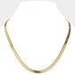 Gold 20-inch, 6mm Stainless Steel Herringbone Chain Necklace is a versatile and durable accessory. Crafted from high-quality stainless steel, it offers a sleek and modern look that will elevate any outfit. With its secure and sturdy clasp, it's the perfect accessory for everyday wear or special occasions.
