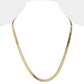 Gold 24-inch, 7mm Stainless Steel Herringbone Chain Necklace offers a classic and durable design for everyday wear. Made from high-quality stainless steel, it provides both strength and style. The herringbone pattern adds a touch of sophistication, making it a versatile accessory for any outfit.