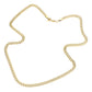 Gold 6 Diamond Cut Stainless Steel 18 Inch 4mm Cuban Chain Necklace is a versatile and stylish addition to any jewelry collection. Made with high-quality stainless steel, it boasts a modern and sleek design, perfect for everyday wear. The diamond-cut details add a touch of elegance and shine, making it a must-have accessory. 