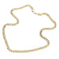 Gold 6 diamond cut stainless steel chain necklace is a versatile and durable accessory, designed to add a touch of sophistication to any outfit. With its 6.2mm width and 20 inch length, it offers a sleek and stylish look while remaining comfortable to wear. Made from high quality materials, it is built to last and can be worn for any occasion. 