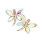 AB Gold Butterfly Evening Earrings are perfect for any formal occasion. Made with delicate detailing and high-quality materials, they are sure to make a statement. With their unique butterfly design, they add a touch of sophistication and charm to any outfit. Additionally, their lightweight design ensures comfort throughout the night. Elevate your look with these beautiful earrings.