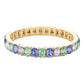 Oval Stone Cluster Stretch Evening Bracelet