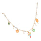Gold Orange Let's Play Message Enamel Pickleball Pearl Charm Station Necklace is a must-have for any pickleball enthusiast. The stunning pearl charm and enamel design add a touch of elegance, while the "Let's Play" message promotes a sense of fun and camaraderie. Show off your love for this popular sport with style and grace.