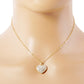 Pave heart pendant necklace - Necklaces