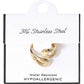 Gold SECRET BOX Hypoallergenic Stainless Steel Teardrop Ring is the perfect accessory for sensitive skin. Made from high-quality stainless steel, it is hypoallergenic and gentle on the skin. The elegant teardrop design adds a touch of sophistication to any outfit, making it a versatile and practical choice.