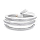 Gold Silver 3PCS Glitter Jelly Tube Bangle Bracelet, Introduce some sparkle to your accessory collection with our bracelet set. Made with high-quality materials, these bracelets are both durable and eye-catching. This stunning bracelet set is the perfect winter gift, adding a touch of sparkle to your loved ones accessories!
