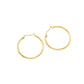 Gold Stainless Steel 1.2 Inch Metal Hoop Pin Catch Earrings are a durable and stylish choice for any jewelry lover. Made from high-quality stainless steel, these earrings are hypoallergenic and resistant to tarnishing. The 1.2 inch size is the perfect balance of subtlety and statement, making these earrings a versatile addition to any outfit.
