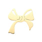 Gold Stainless Steel Cutout Bow Pin Brooch is the perfect accessory for any outfit. Made with high-quality stainless steel, this brooch is both durable and stylish. Its intricate cutout design adds a touch of sophistication to any look. Upgrade your wardrobe with this must-have piece that will never go out of style.