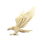 Gold Stainless Steel Cutout Eagle Pin Brooch features a sleek and durable design. Crafted from high-quality stainless steel, it offers an elegant and long-lasting accessory for any outfit. The cutout eagle design adds a touch of sophistication and showcases your passion for nature and wildlife. Elevate your style with this versatile and statement-making piece.